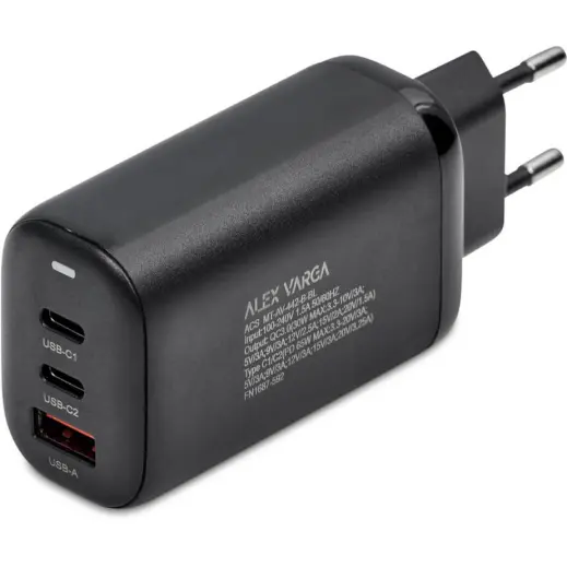 Alex Varga Alfonta QC 3.0 & PD 65W Wall Charger Back